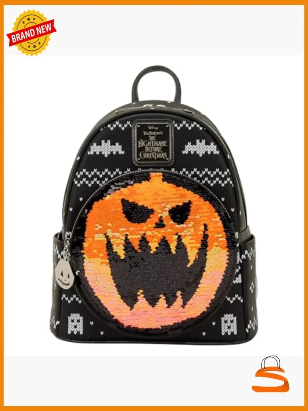 Mini Backpack - Faux Leather, Reversible Sequin, Officially Licensed